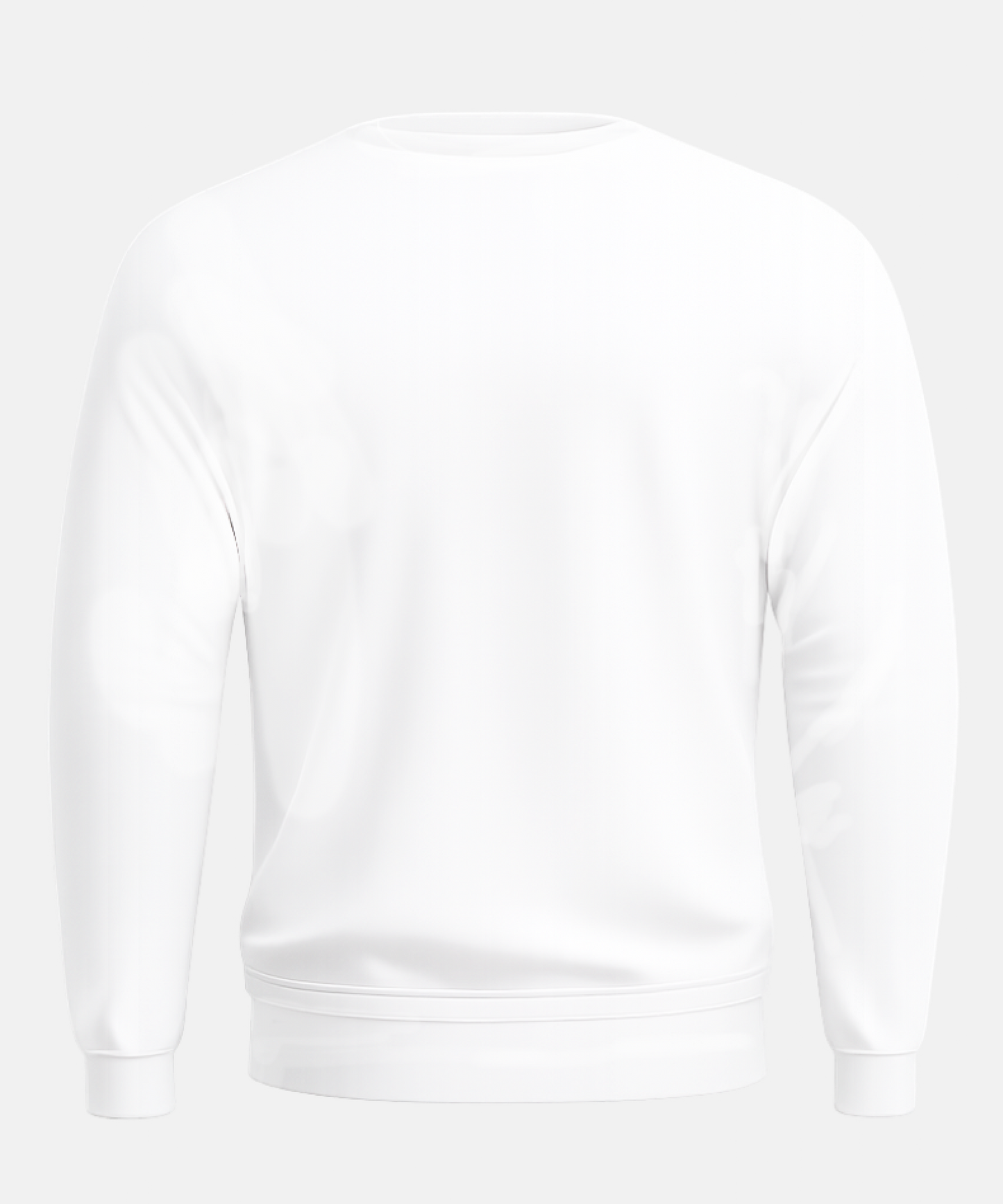 White long-sleeve shirt on a white background