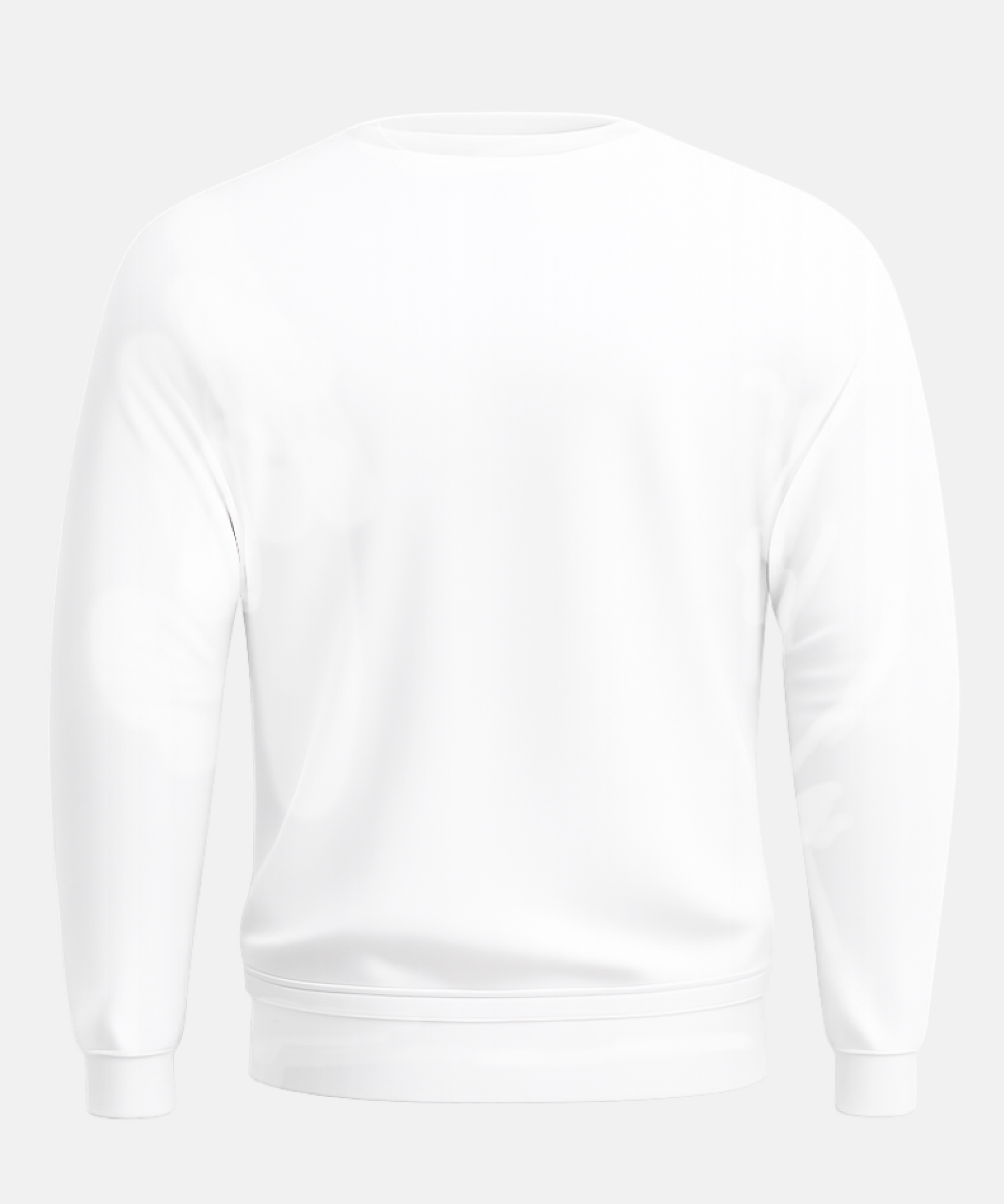 White long-sleeve shirt on a white background